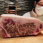 鉄板焼き いわ倉 - 君島料理長と近江牛