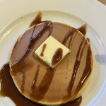 ホットケーキ つるばみ舎 - シロップ全部かけたけど、かけなくても美味しいんだった！