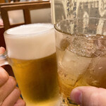 Yama Moto - 生ビールとジンジャーエールで乾杯！