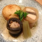 春草 - 13.5月　筍真薯、鰆大根巻、鰊昆布巻