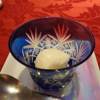 中国料理 吉珍樓 ルーセントタワー店 - 口直しのシャーベット