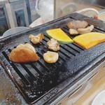 石樽 焼鳥専門店 - 野菜　椎茸　カボチャ　ピーマン　玉ねぎ