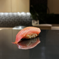 鮨 青海 北新地 - 中トロ　バルサミコ酢