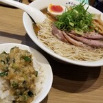 Rock’anDo - 得製 豚そば＋にら味噌麦飯