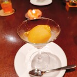 ラ・プリマ・ヴォルタ  - 新高梨の甘さと香りがすごい！もう梨そのもの^_^と思ったら後から控え目なジャスミン茶の香り追っかけてきます！