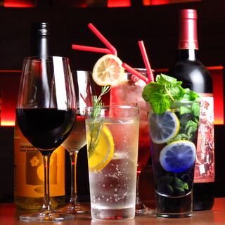 様々なシチュエーションに応じたドリンクメニューの数々。