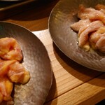 鶏焼肉 ボトルバード - カワ&セセリ♪