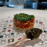 Spice & Dining KALA - 本マグロのタルタル キャビアオシェトラ添え