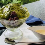 日本料理 一石 - 抹茶エスプーマ