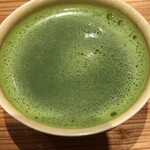 炭火割烹 庵 - お抹茶