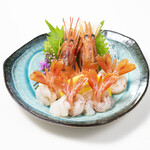 鮨処 つきじや - 赤エビ刺身