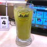 寿司 魚がし日本一 - 寿司屋の緑茶ハイ￥480　2022.11.22