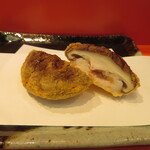 銀座 天一 - 椎茸・海老詰め