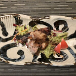 旬 あじさい - リブステーキ