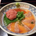 大衆酒場 ゑびす - 3種盛り丼1280円