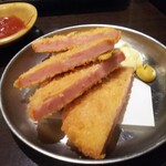 大衆酒場 ゑびす - ハムカツ