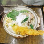 Hannariya - 鍋焼きうどん