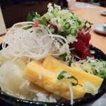 まぐろ人 縁 - 本まぐろ中落ち丼 お椀付1,000円裏側