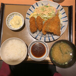 Yayoi Ken - かきフライミックス定食　990円