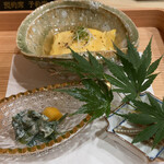 うなぎと炭焼 久松 - 前菜3種