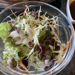 海賊レストランGRANTEI - ボルケーノ丼（¥1,550）のサラダ