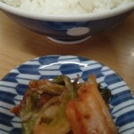 江ちゃんラーメン - キムチ…ボケてた(笑)