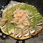 千房 - ミックス焼(豚肉,小えび,いか)