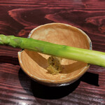 野口太郎 - オーストラリアのグリーンアスパラ オリーブとアンチョビとあけがらしのディップ