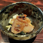 野口太郎 - 赤貝とわかめとマコモダケのぬた和え