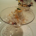 海鮮名菜　香宮 - ココナッツのグラニテ(下にナタデココや色んなフルーツが隠れています)