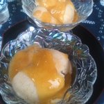 お休み処zuisin門 - 庄内柿ジェラード　420円