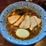 中華そば 薫風 - 221111チャーシュー麺(醤油)1080円味玉100円