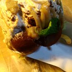 cafe nekoji - モンブランクレープ。