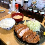 とんかつ檍 - 特ロースかつ定食