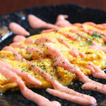 Mentaiko cheese omelet