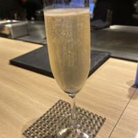 鉄板焼 grow 六本木店 - シャンパン