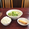 Houraiken - 蒸し鶏麺のランチセット(他に小籠包が付いて825円)