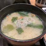 田中田式海鮮食堂 魚忠 - 味噌汁
