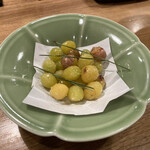 かぶ菜 - ぎんなんの唐揚げ＠880円