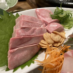 かぶ菜 - 極珍 星エイのレバー刺し@980円