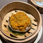 茶禅華 - 蒸し蟹　白子　味噌