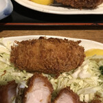 とん㐂 - トッピングのコロッケ　250円