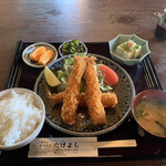 お食事処 たけよし - えびフライ定食
