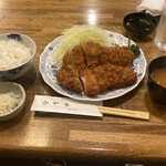 とんかつ ゆたか - ロースとんかつ定食