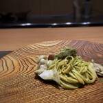 えのもと - ◆パスタ・・蛤と小◆パスタ・・蛤と小松菜のソース松菜のソース