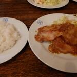 ビクトリヤ - 上ロース生姜焼きとライス