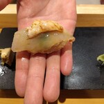 鮨 乃すけ  - カワハギ（肝乗せ）