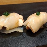 鮨 乃すけ  - かわはぎ（肝を巻いてる）