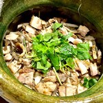 おい河 - 舞茸と知床鶏の炊き込みご飯