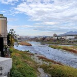 炭火イタリアン The Kumachi - 七条大橋から北方向の景観